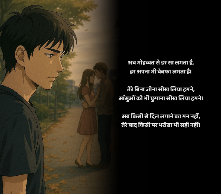 ब्रेकअप शायरी boy