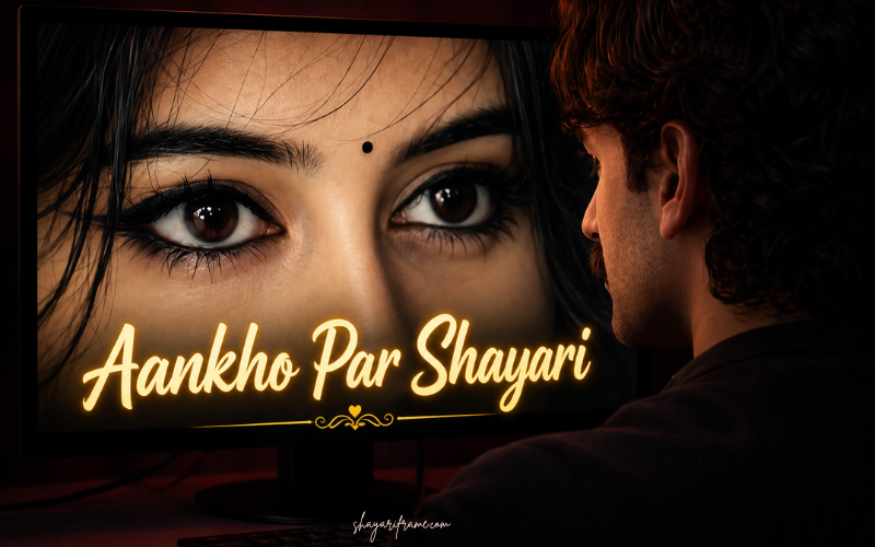 30+ Best Aankho Par Shayari | Beautiful Feelings – Shayari Frame