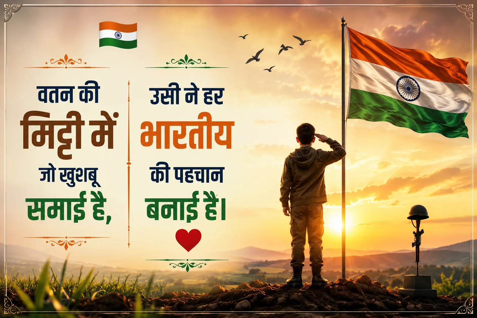 Desh Bhakti Shayari 2 LINE