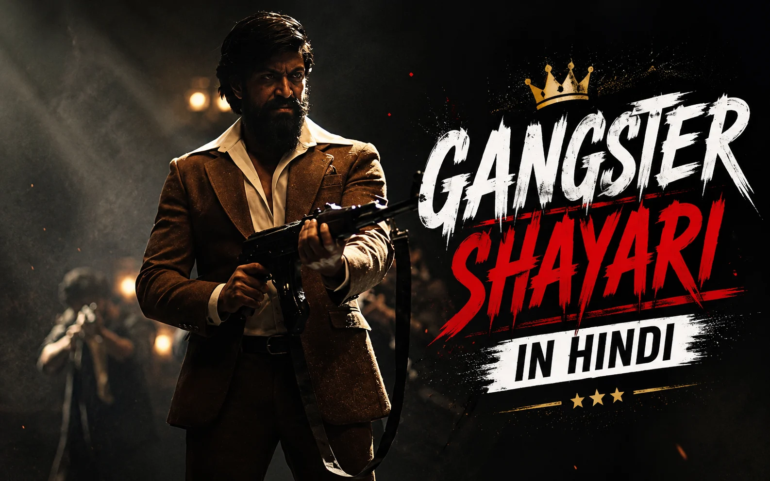 80+ Best Gangster Shayari in Hindi | shayariframe.com