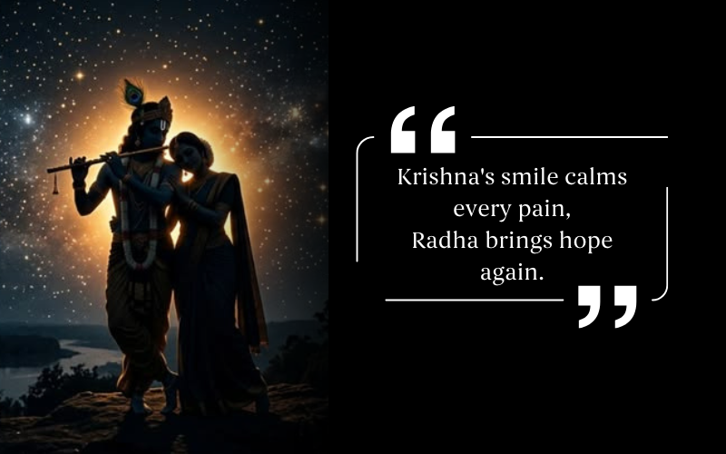 Radha Krishna Shayari English