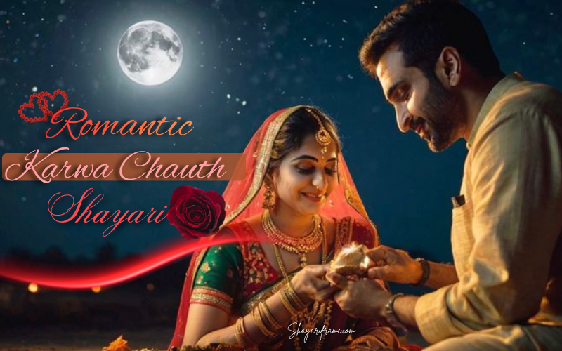 30+ Best Romantic Karwa Chauth Shayari | Shayari Frame