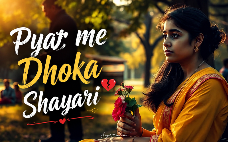 40+ Best Pyar me Dhoka Shayari | दर्द भरी धोखा शायरी – Shayari Frame