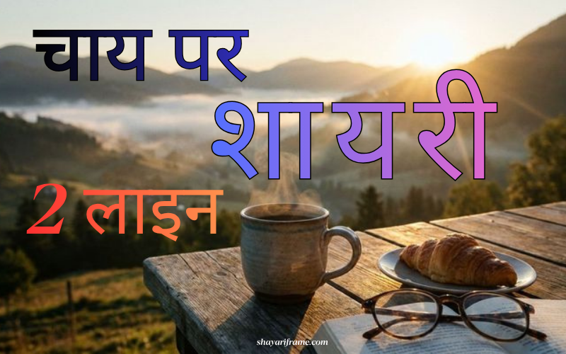 30+ Best चाय पर शायरी 2 लाइन  | Shayari Frame