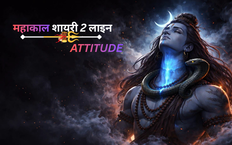 30+ Best महाकाल शायरी 2 लाइन attitude | Shayari Frame