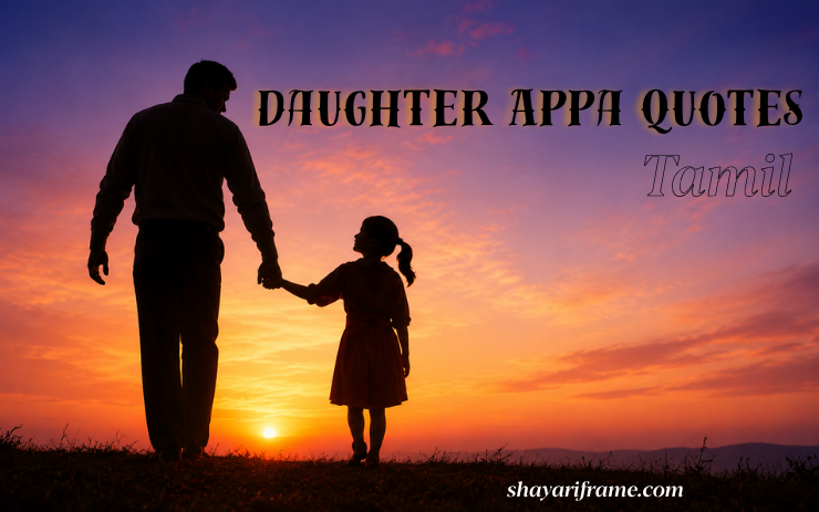 30+ Best Daughter Appa Quotes in Tamil | Father Daughter Quotes in Tamil – Shayari Frame