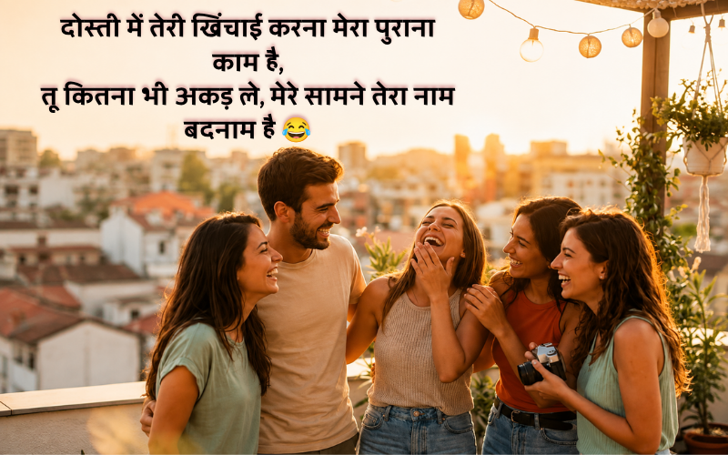 Friends चिढ़ाने कॉमेडी Shayari
