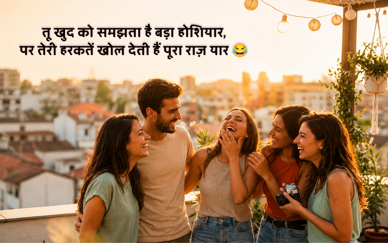 Friends चिढ़ाने कॉमेडी Shayari
