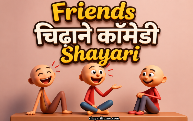 150+ Best Friends चिढ़ाने कॉमेडी Shayari | दोस्तों को चिढ़ाने वाली मजेदार शायरी – Shayari Frame