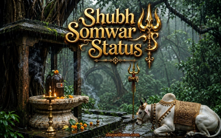 75+ Shubh Somwar Status | महादेव भक्ति के स्टेटस – Shayari Frame