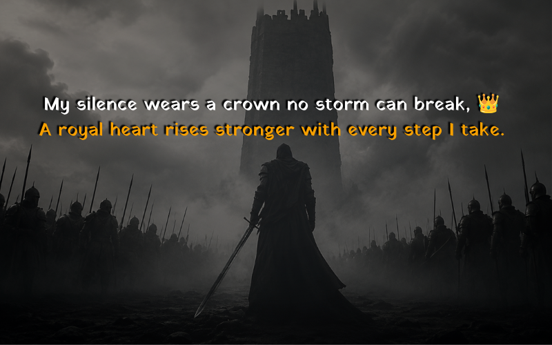 Royal Attitude Shayari In English