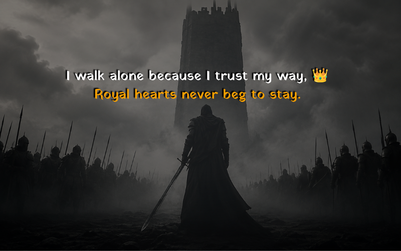 Royal Attitude Shayari In English