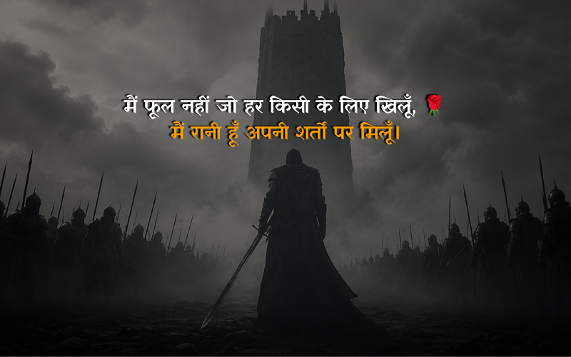 Royal Attitude Shayari In English