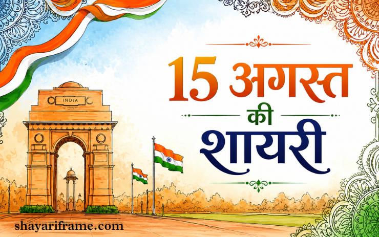 90+ Best 15 अगस्त पर शायरी | देशभक्ति से भरी दिल छू लेने वाली शायरियां – Shayari Frame