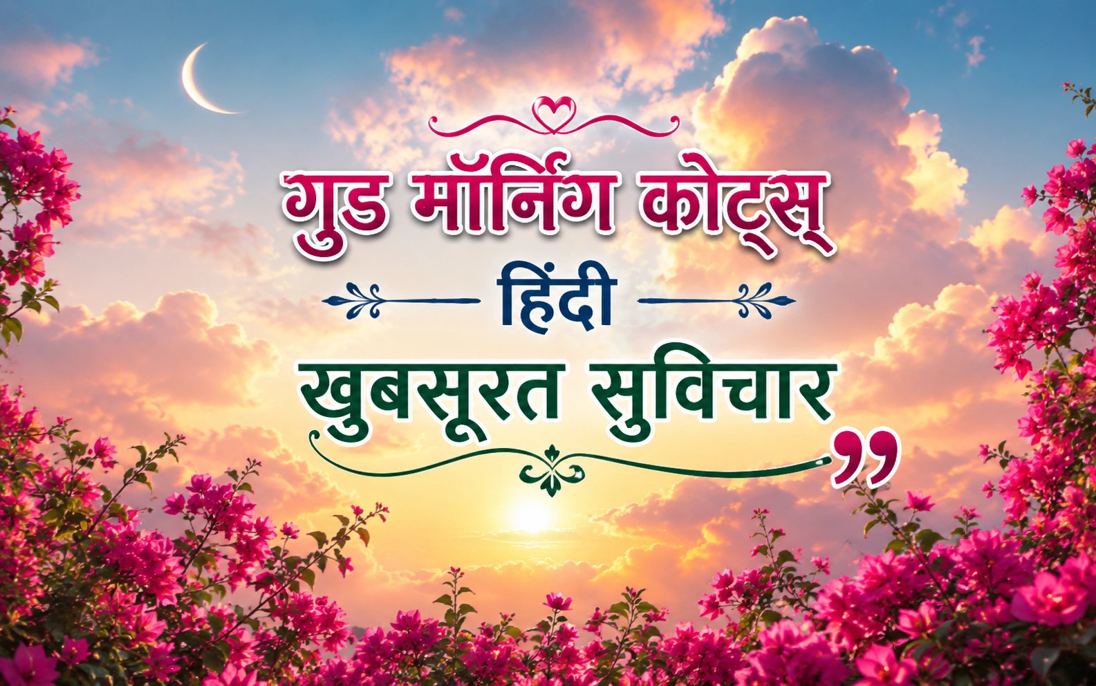 30+ Best गुड मॉर्निंग कोट्स हिंदी खूबसूरत सुविचार | Shayari Frame