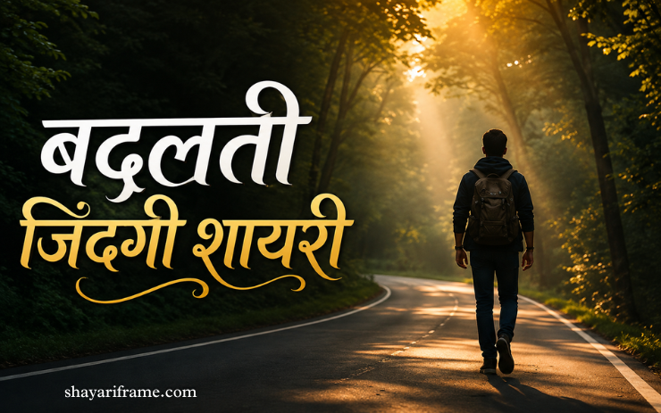 75+Best बदलती जिंदगी शायरी | दिल को छू लेने वाली बदलती ज़िंदगी शायरियाँ – Shayari Frame