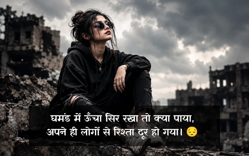 Ghamand Shayari