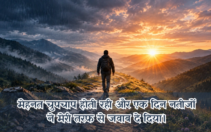 हिम्मत और मेहनत शायरी