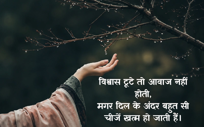विश्वास पर धोखा शायरी