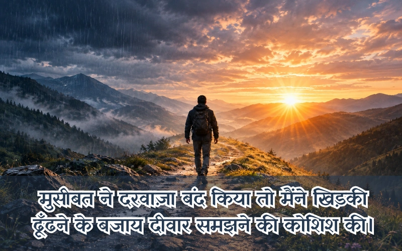 मुसीबत में हिम्मत वाली शायरी