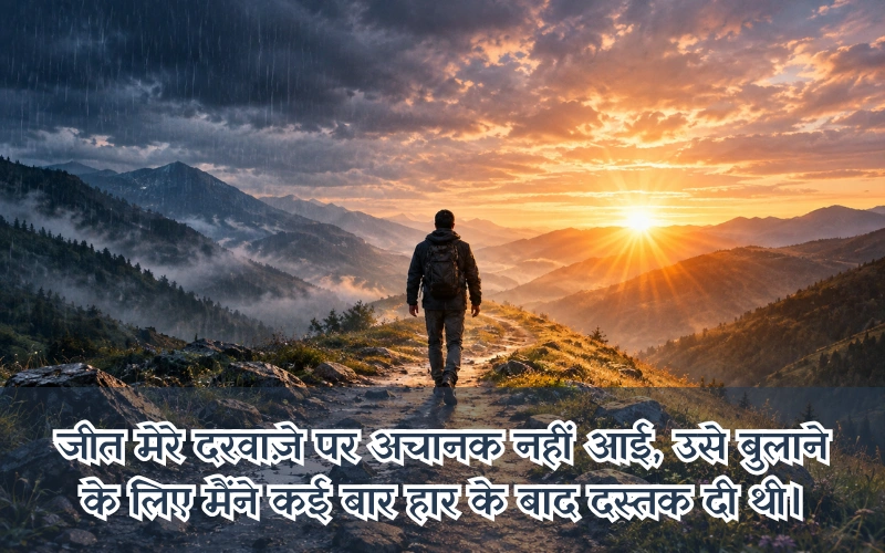 जीत हौसला बढ़ाने वाली शायरी