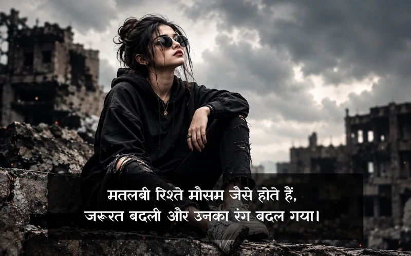Ghamand Shayari Selfish Matlabi Rishte Quotes