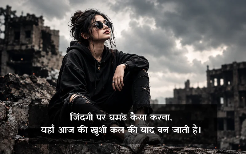 Ghamand Shayari On Life