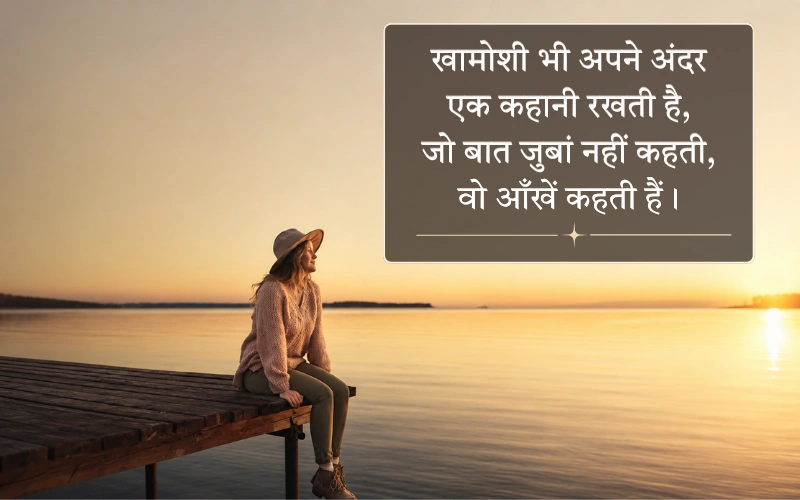 Khamoshi Shayari