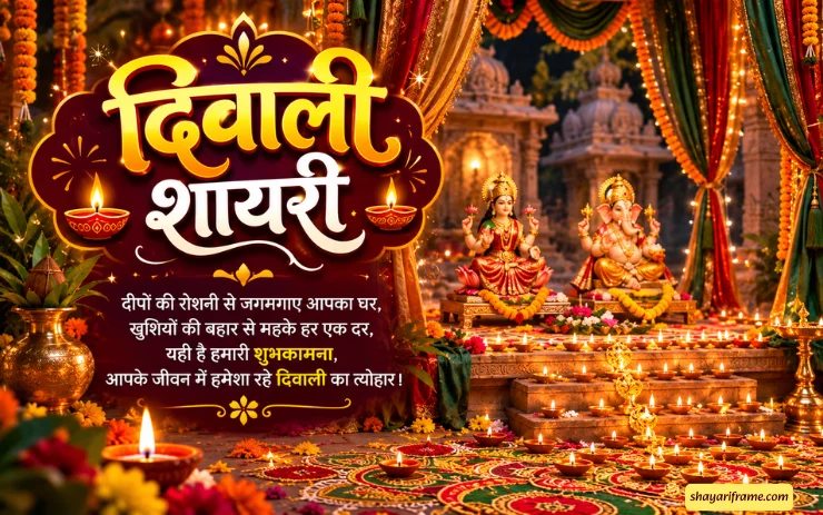 165+ दिवाली शायरी | प्यार और रोमांस से भरी खूबसूरत शायरियाँ