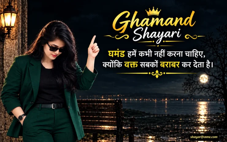 180+ Ghamand Shayari: घमंड पर दमदार और दिल छू लेने वाली शायरी