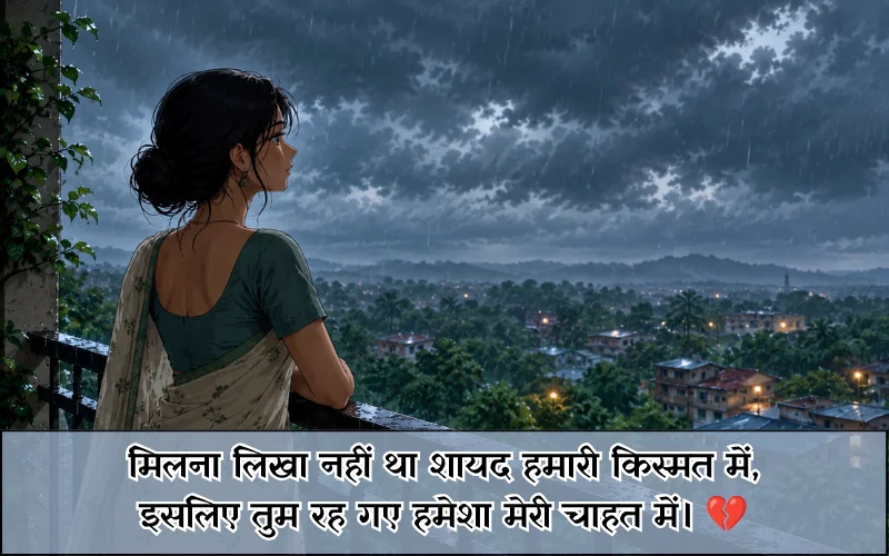 Adhuri Mohabbat Shayari 2 LINE