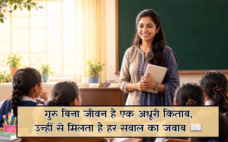 गुरु शिक्षक सम्मान शायरी