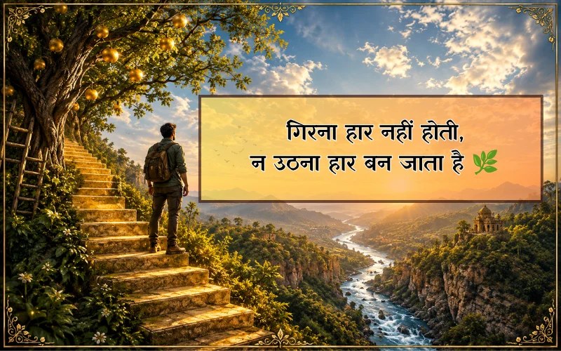 संघर्ष हौसला पर शायरी 2 Line