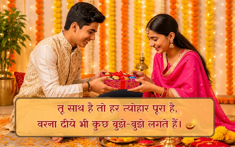 Bhai Dooj Shayari 2 Line