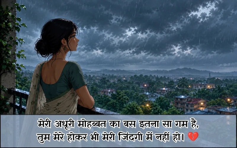 Heart Touching Meri Adhuri Mohabbat Shayari Hindi