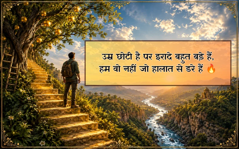 युवा जोश संघर्ष हौसला पर शायरी