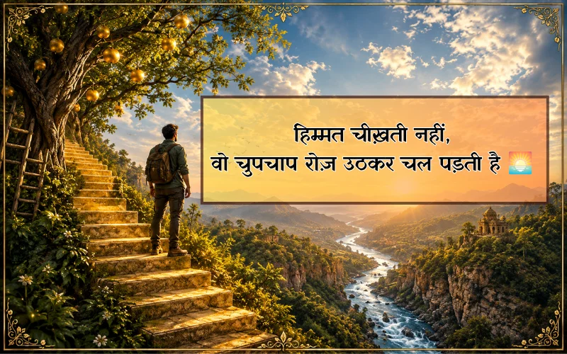 हौसला बढ़ाने वाली हिम्मत मोटिवेशन शायरी