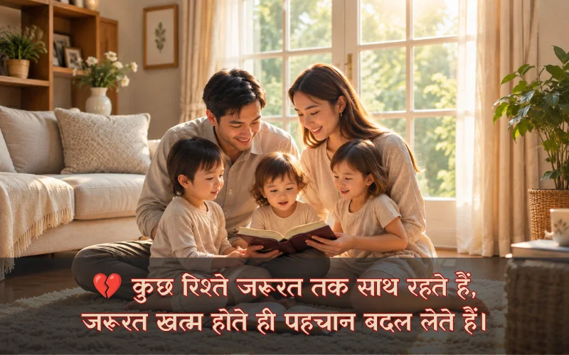 Family Shayari Matlabi Rishte Dhoka Shayari