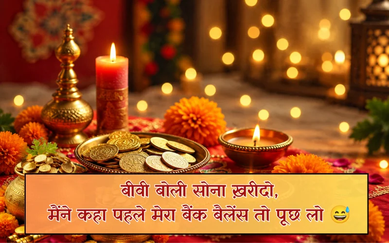 Funny Dhanteras Shayari