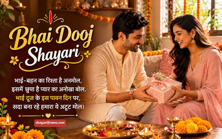 160+ Bhai Dooj Shayari: भाई-बहन के प्यार को छू लेने वाली शायरी