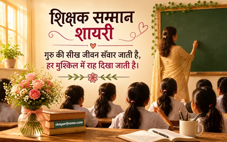 180+ शिक्षक सम्मान शायरी: गुरुजी के लिए दिल छूने वाली शायरी हिंदी में